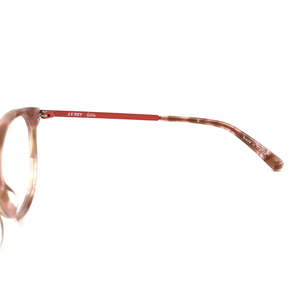 J.F. Rey Petite Eyeglasses Frames PA101 8069 Demi Pink Blush Cream 49-16-140
